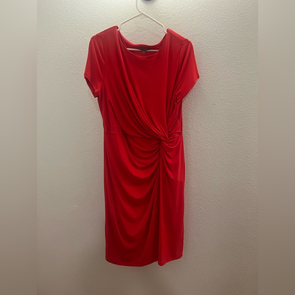 Ellen Tracy Burnt Orange Dress, Size L